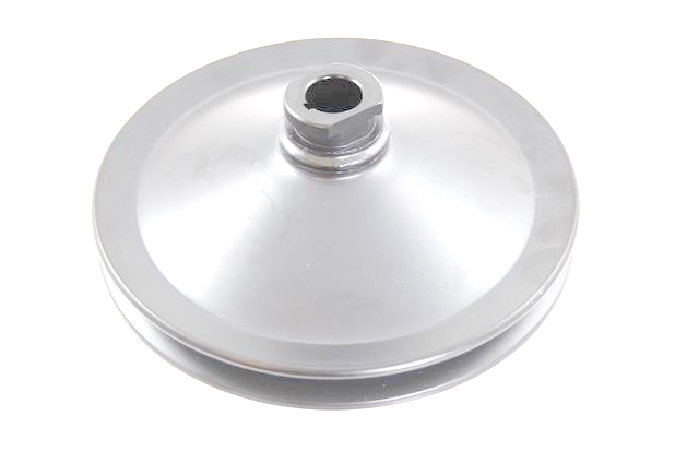 Racing Power Company R8946 - 283/327 GM SB Power Stee ring Pulley Chrome
