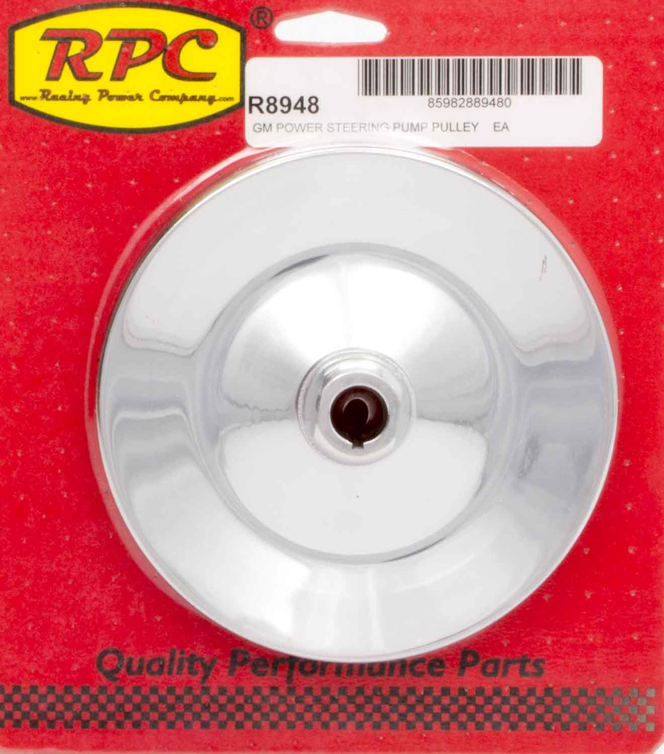 Racing Power Company R8948 - GM P/S Pulley Chrome