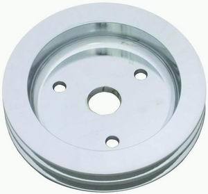 Racing Power Company R9481POL - Pol Alum SBC Double Gro ove Pulley Racing Power Company R9481POL - Pol Alum SBC Double Gro ove Pulley