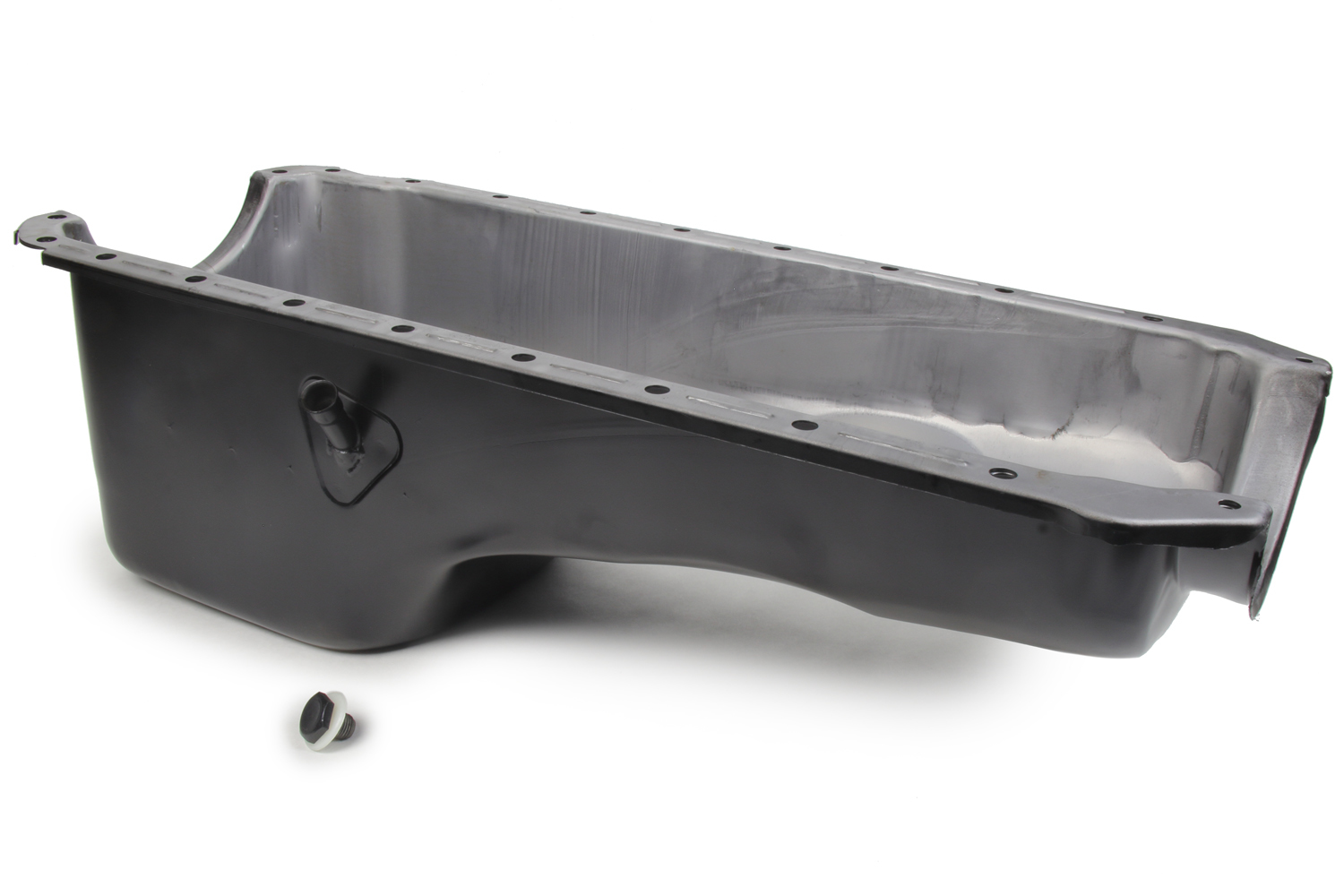 Racing Power Company R9294P - 65-90 BBC Steel Stock Oil Pan Black Racing Power Company R9294P - 65-90 BBC Steel Stock Oil Pan Black