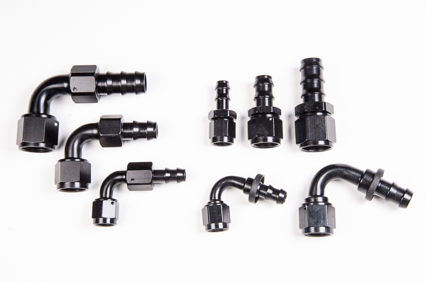 Radium Engineering 14-0209 - 8AN 120Deg Pushlok Hose End Radium Engineering 14-0209 - 8AN 120Deg Pushlok Hose End