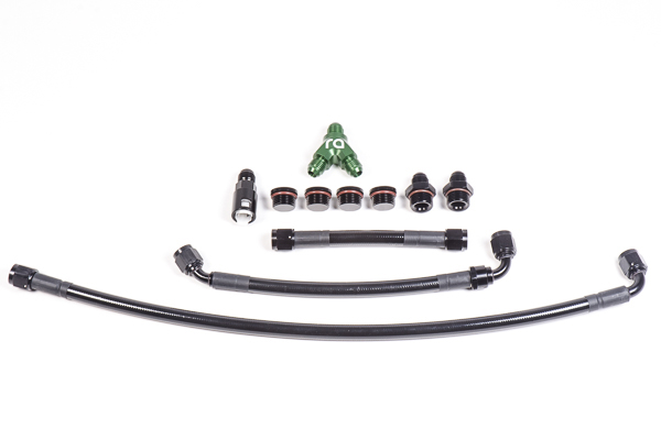Radium Engineering 20-0334-11 - 07-14 Mustang GT S197 Fuel Rail Plumbing Kit