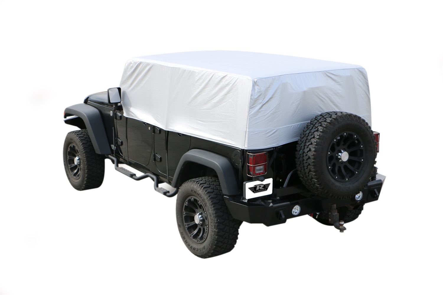 Rampage 2264 - 2007-2018 Jeep Wrangler(JK) Unlimited Cab Cover Multiguard - Silver