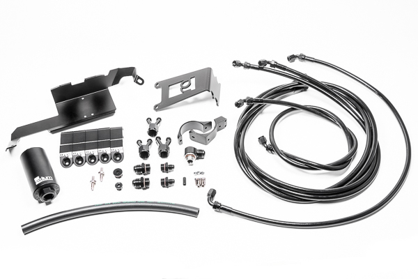 Radium Engineering 20-0851-03 - Nissan R35 GT-R Fuel Hanger Feed Kit - Stainless