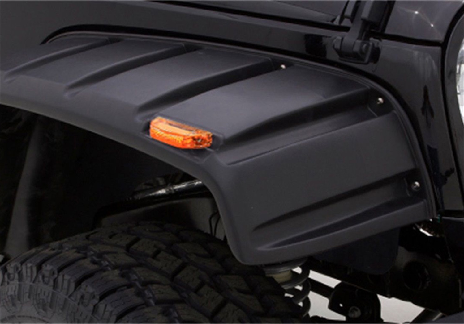 Rampage 58260630 - Products Rivet Style, Smooth Finish Fender Flare with Black Bolts, for 2007-2018 Jeep Wrangler JK/JK Unlimited- Set of 4, Black Rampage 58260630 - Products Rivet Style, Smooth Finish Fender Flare with Black Bolts, for 2007-2018 Jeep Wrangler JK/JK Unlimited- Set of 4, Black