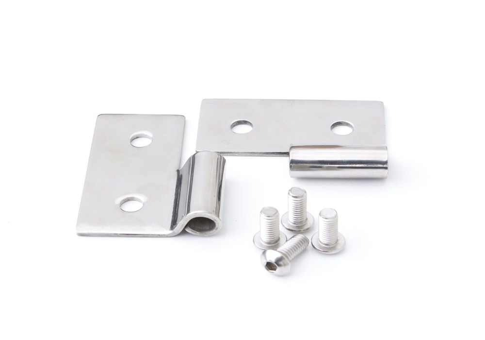 Rampage 7407 - 1976-1983 Jeep CJ5 Lower Door Hinges - Stainless