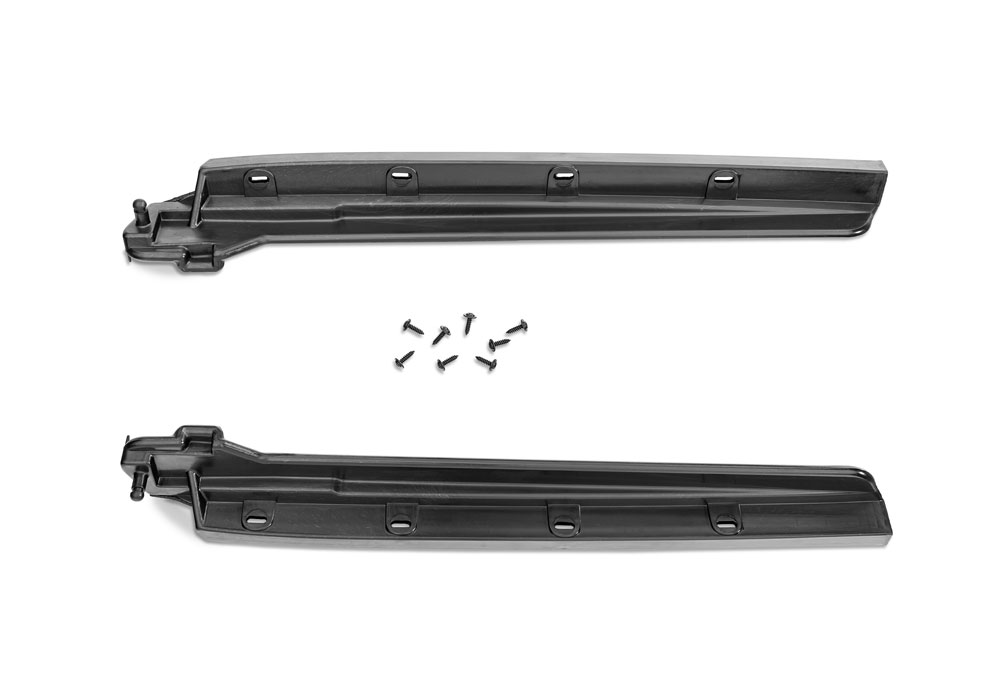 Rampage 69998 - Products Windshield Upright Inserts for 1987-1995 Jeep Wrangler YJ - Pair, Black Rampage 69998 - Products Windshield Upright Inserts for 1987-1995 Jeep Wrangler YJ - Pair, Black