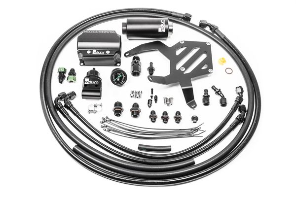 Radium Engineering 20-0966-03 - FR-S/BRZ/GT86/GR86 Fuel Hanger Plumbing Kit w/ Stainless Filter