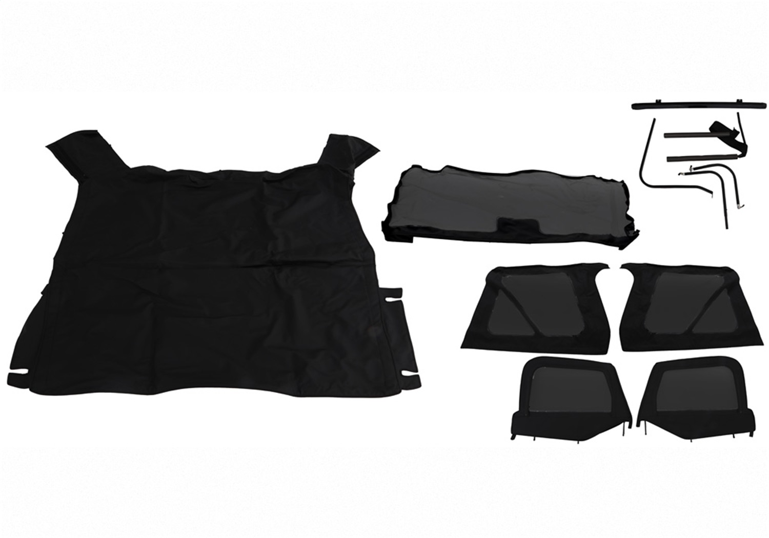 Rampage 68535 - 1997-2006 Jeep Wrangler(TJ) Complete Top - Black Diamond Rampage 68535 - 1997-2006 Jeep Wrangler(TJ) Complete Top - Black Diamond