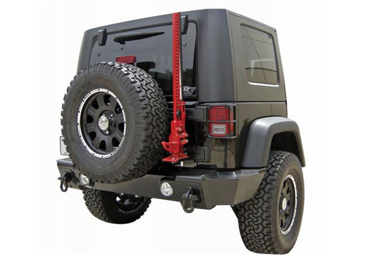 Rampage 88605 - 2007-2018 Jeep Wrangler(JK) Recovery Bumper Rear - Black