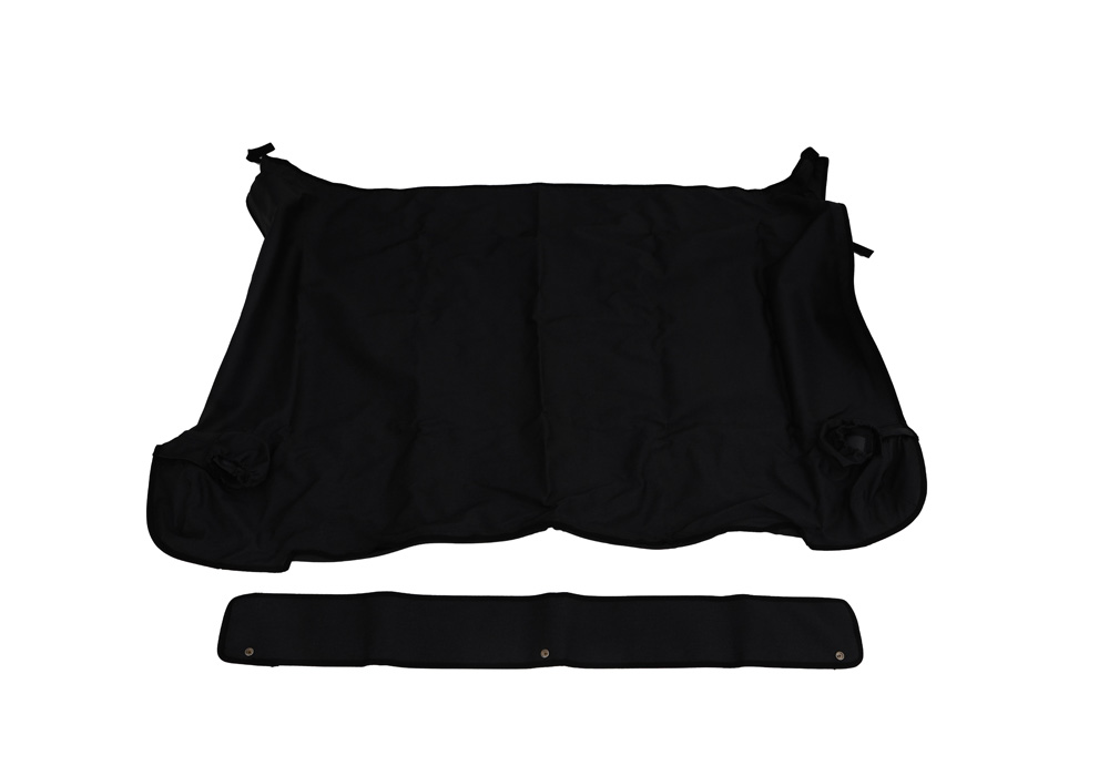 Rampage 761015 - 1997-2006 Jeep Wrangler(TJ) Tonneau Cover - Black Denim