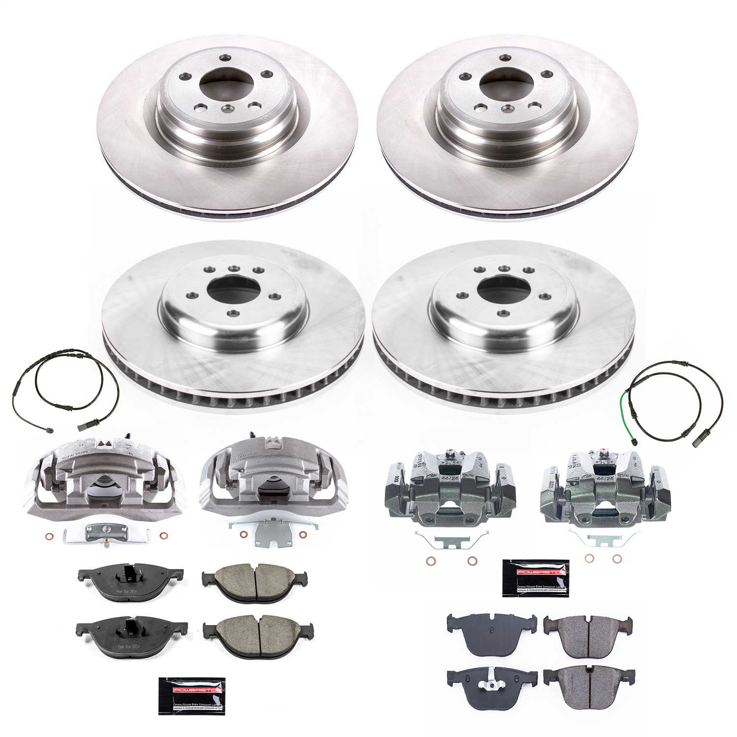 PowerStop KCOE6415 - Power Stop 15-17 BMW 550i GT xDrive Front & Rear Autospecialty Kit w/Cals PowerStop KCOE6415 - Power Stop 15-17 BMW 550i GT xDrive Front & Rear Autospecialty Kit w/Cals