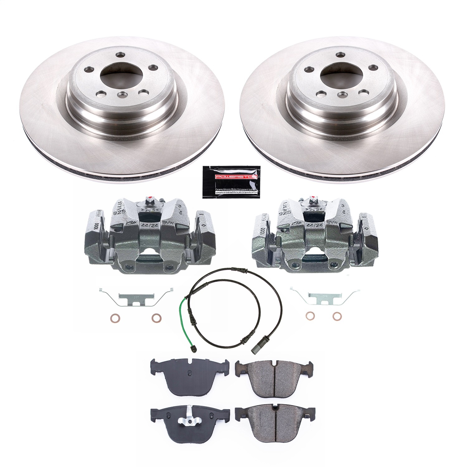 PowerStop KCOE6416 - Power Stop 15-17 BMW 550i GT xDrive Rear Autospecialty Kit w/Cals PowerStop KCOE6416 - Power Stop 15-17 BMW 550i GT xDrive Rear Autospecialty Kit w/Cals