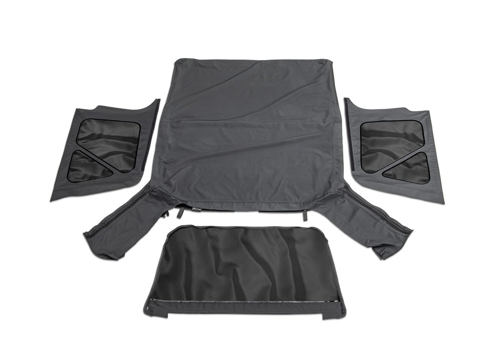 Rampage 99335 - 1997-2006 Jeep Wrangler(TJ) OEM Replacement Top - Black Diamond
