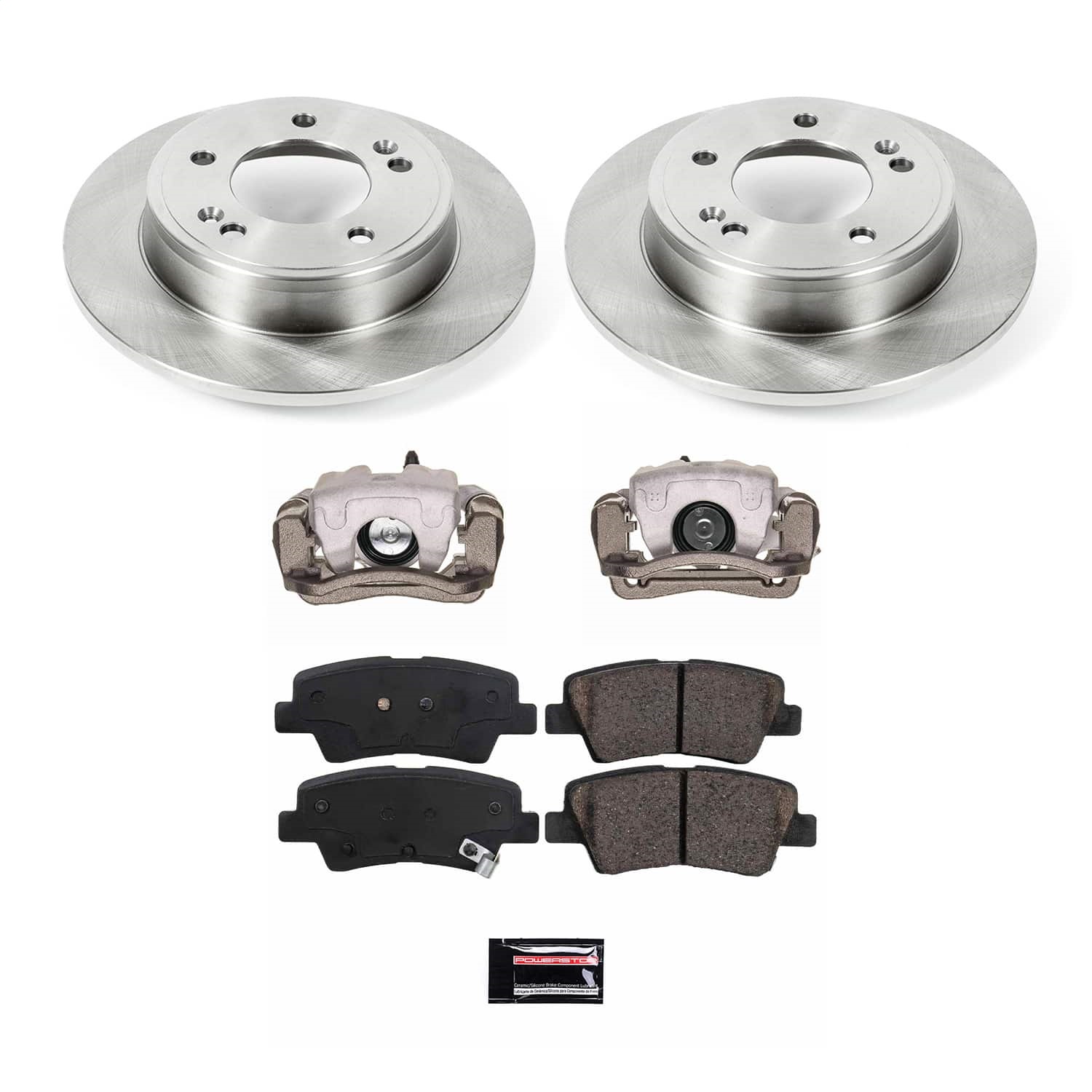 PowerStop KCOE6501B - Power Stop 17-19 Kia Soul Rear Autospecialty Kit w/Calipers PowerStop KCOE6501B - Power Stop 17-19 Kia Soul Rear Autospecialty Kit w/Calipers