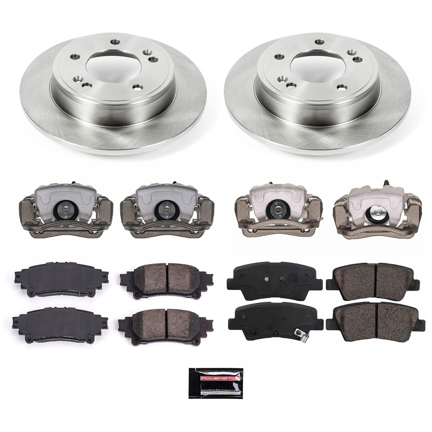 PowerStop KCOE6501A - Power Stop 2016 Hyundai Veloster Rear Autospecialty Kit w/Calipers PowerStop KCOE6501A - Power Stop 2016 Hyundai Veloster Rear Autospecialty Kit w/Calipers