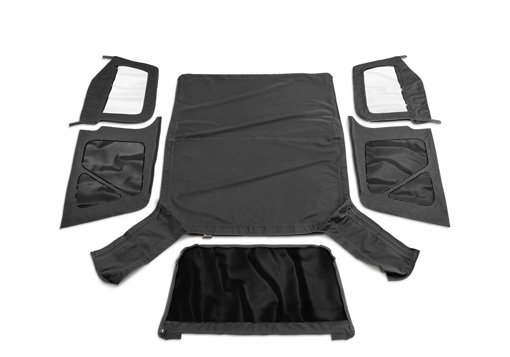Rampage 99535 - 1997-2006 Jeep Wrangler(TJ) OEM Replacement Top - Black Diamond
