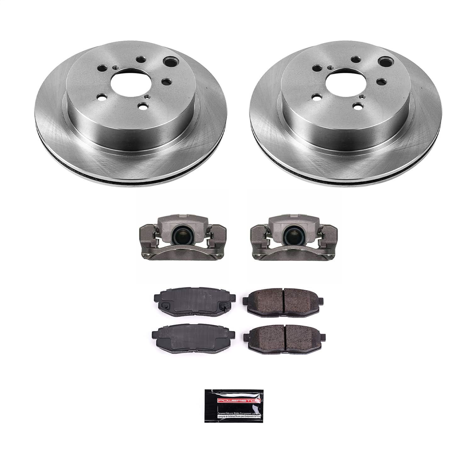 PowerStop KCOE6978A - Power Stop 14-18 Subaru Forester Rear Autospecialty Kit w/Calipers PowerStop KCOE6978A - Power Stop 14-18 Subaru Forester Rear Autospecialty Kit w/Calipers