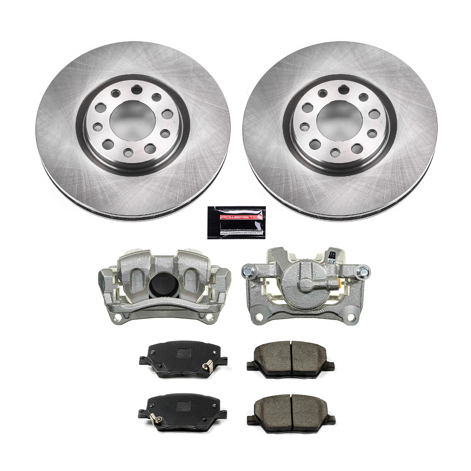 PowerStop KCOE7299 - Power Stop 15-18 Jeep Renegade Front Autospecialty Kit w/Calipers PowerStop KCOE7299 - Power Stop 15-18 Jeep Renegade Front Autospecialty Kit w/Calipers