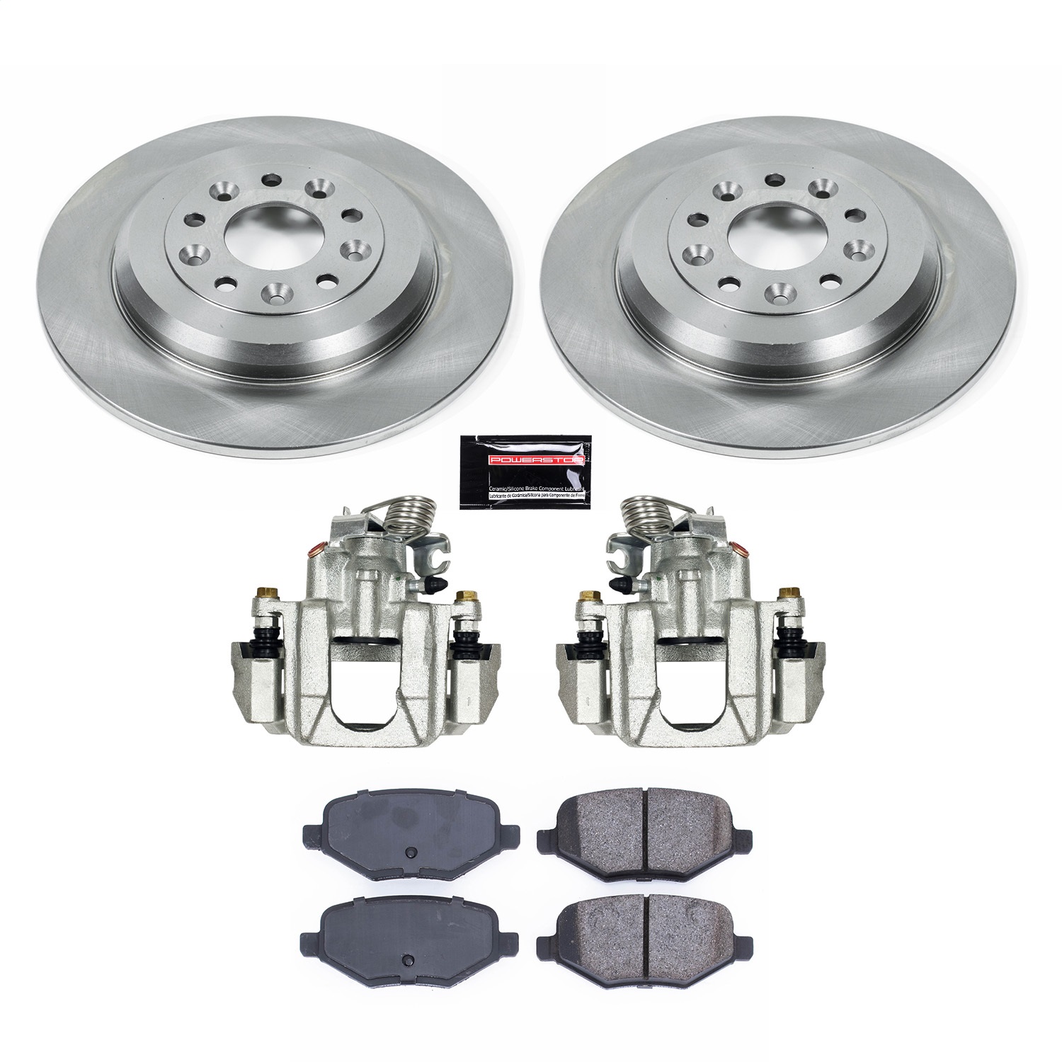 PowerStop KCOE8846A - Power Stop 10-19 Lincoln MKT Rear Autospecialty Kit w/Calipers