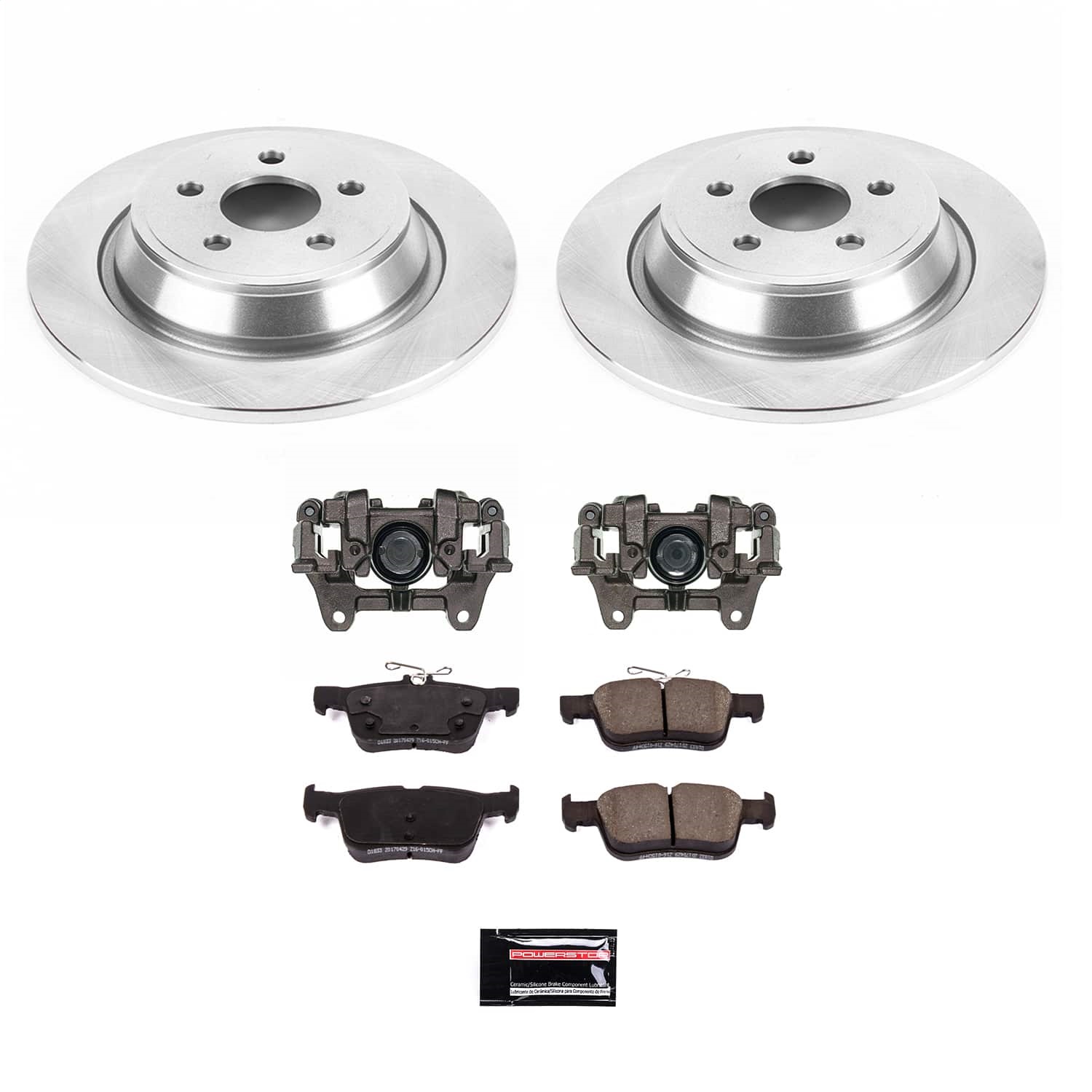 PowerStop KCOE7417A - Power Stop 15-22 Ford Edge Rear Autospecialty Kit w/Calipers