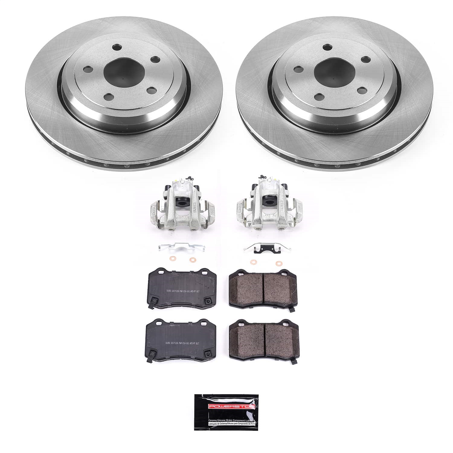 PowerStop KCOE8758 - Power Stop 2021 Dodge Durango Rear Autospecialty Kit w/Calipers PowerStop KCOE8758 - Power Stop 2021 Dodge Durango Rear Autospecialty Kit w/Calipers