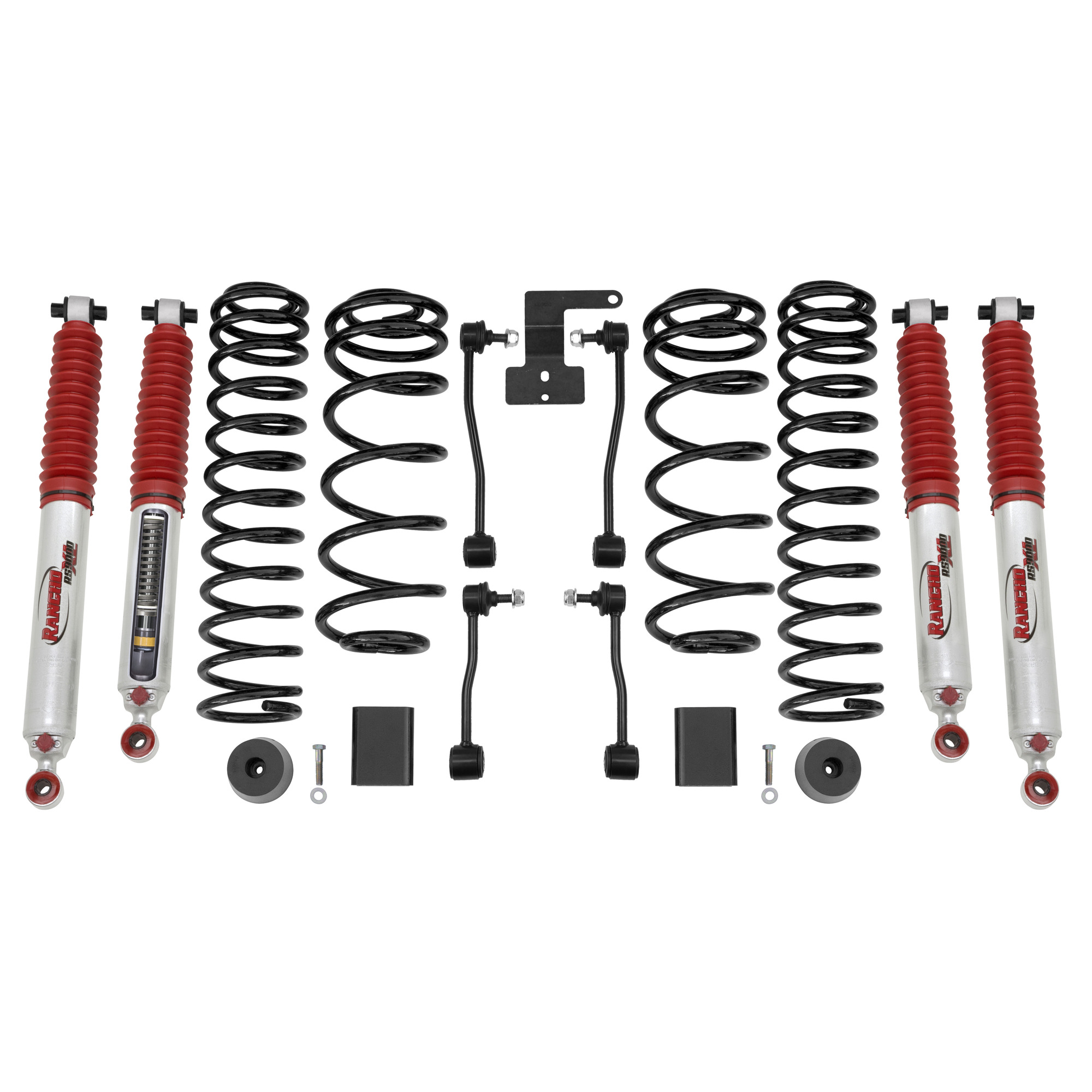 Rancho RS66121BR9 - 18-20 Jeep Wrangler Fr and R Suspension System - Master Part Number - Two Boxes