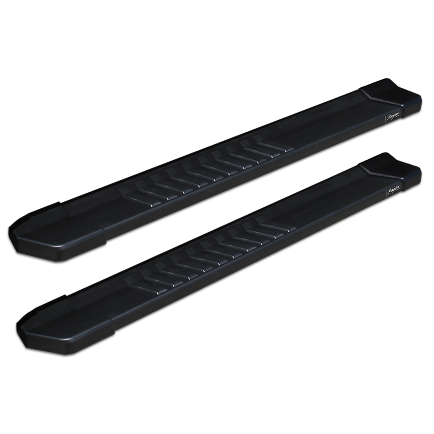 Raptor 1701-0016BT - OEM Running Boards; 6 in.; Rocker Panel Mount; Black Textured; w/ Brackets;