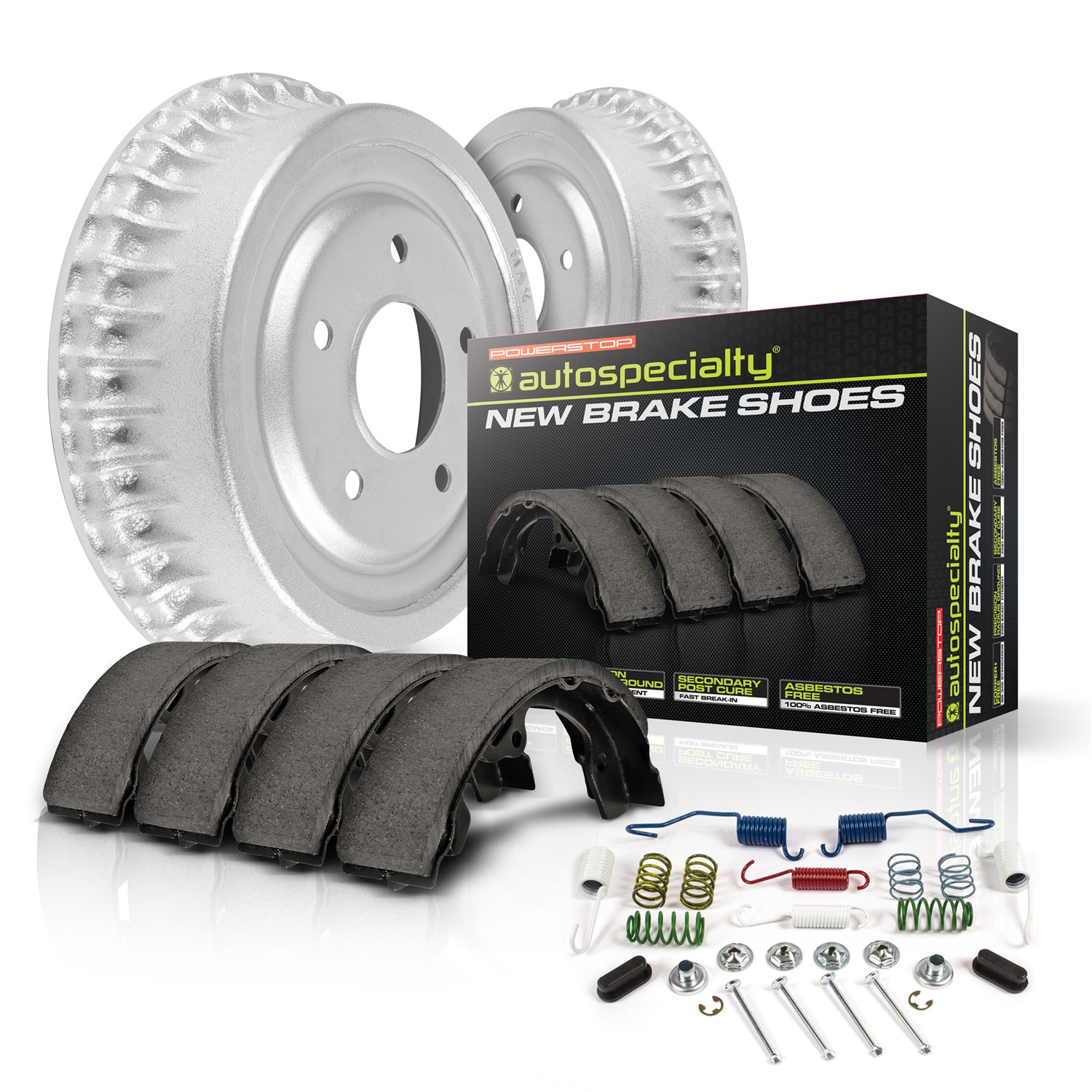 PowerStop KOE15270DK - Power Stop 67-69 Mercury Cougar Rear Autospecialty Drum Kit