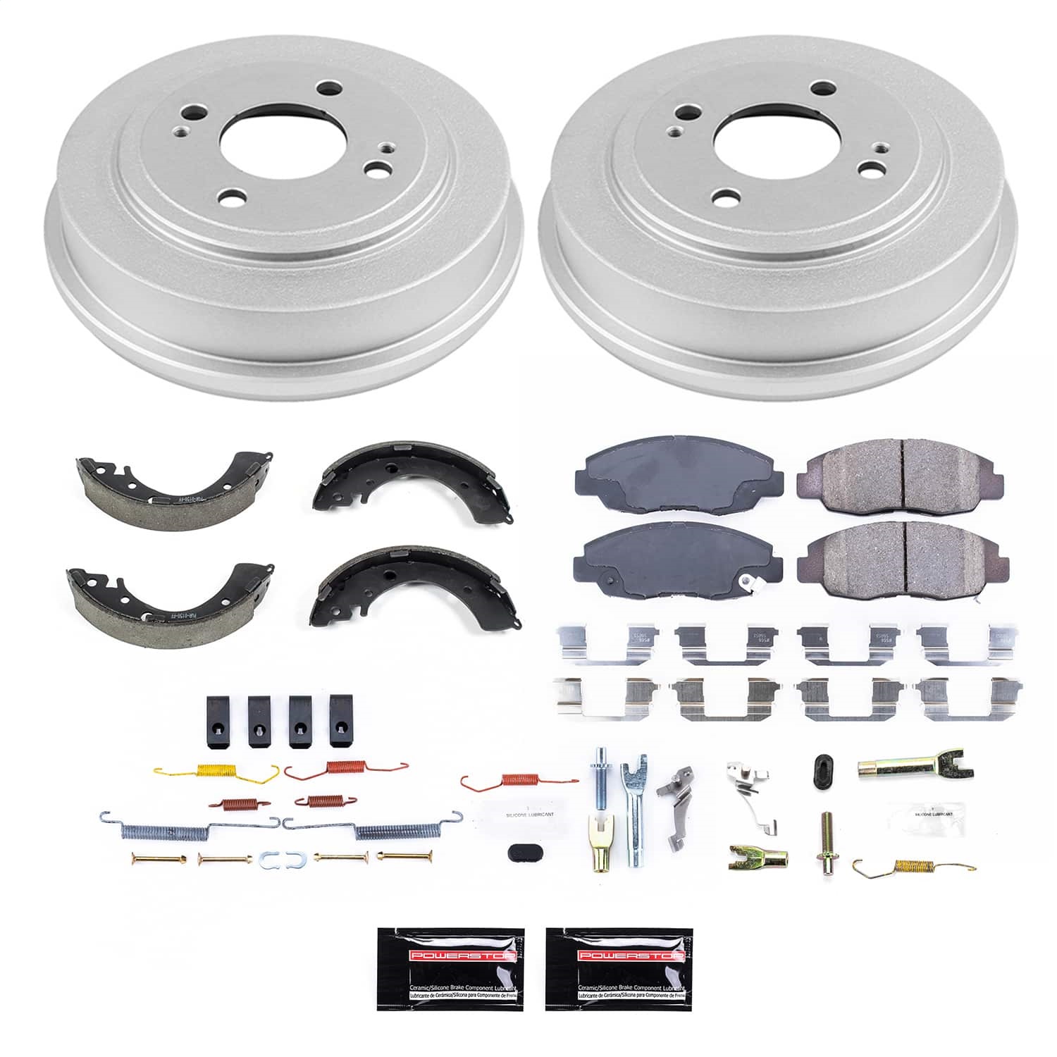 PowerStop KOE15507DK - Power Stop 2000 Honda Civic Front & Rear Autospecialty Brake Kit PowerStop KOE15507DK - Power Stop 2000 Honda Civic Front & Rear Autospecialty Brake Kit