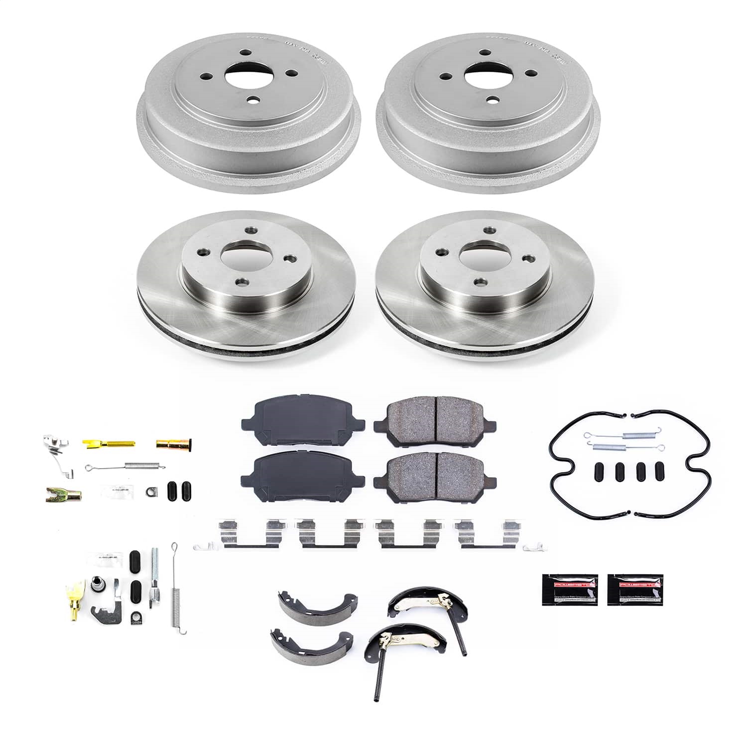 PowerStop KOE15520DK - Power Stop 05-08 Chevrolet Cobalt Front & Rear Autospecialty Brake Kit