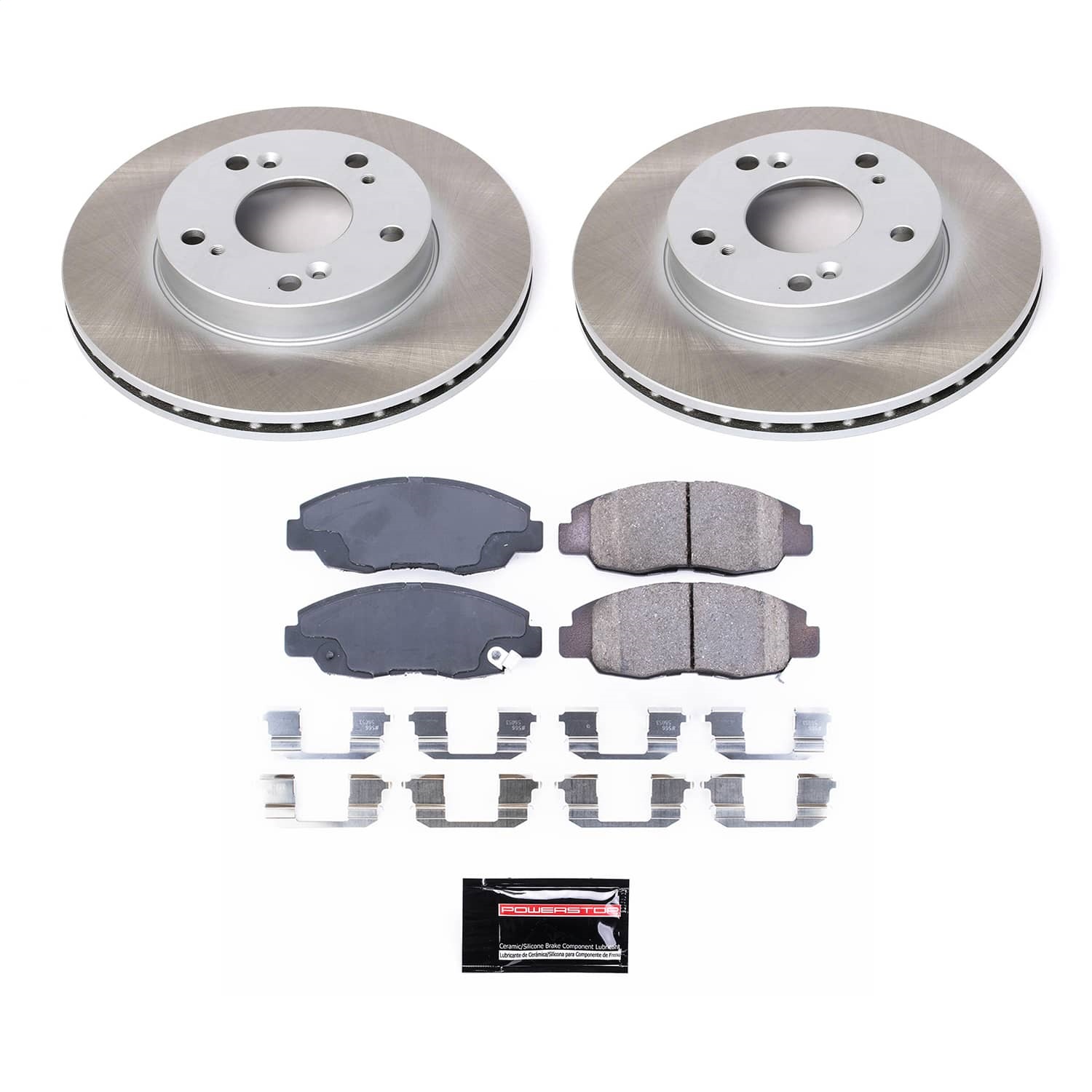 PowerStop KOE2384 - Power Stop 06-11 Honda Civic Front Autospecialty Brake Kit