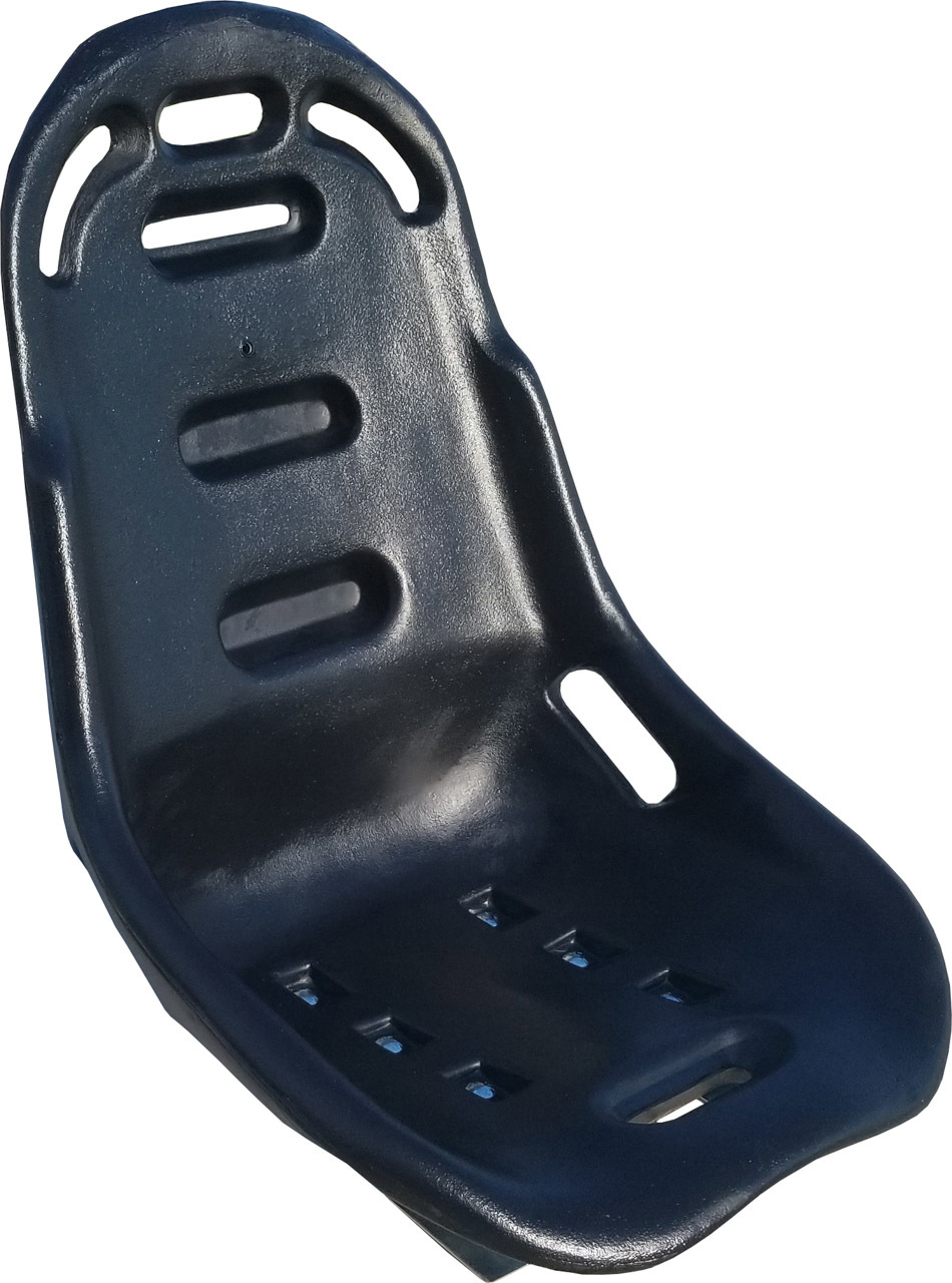 RCI 8020S - Poly Lo-Back Seat Black