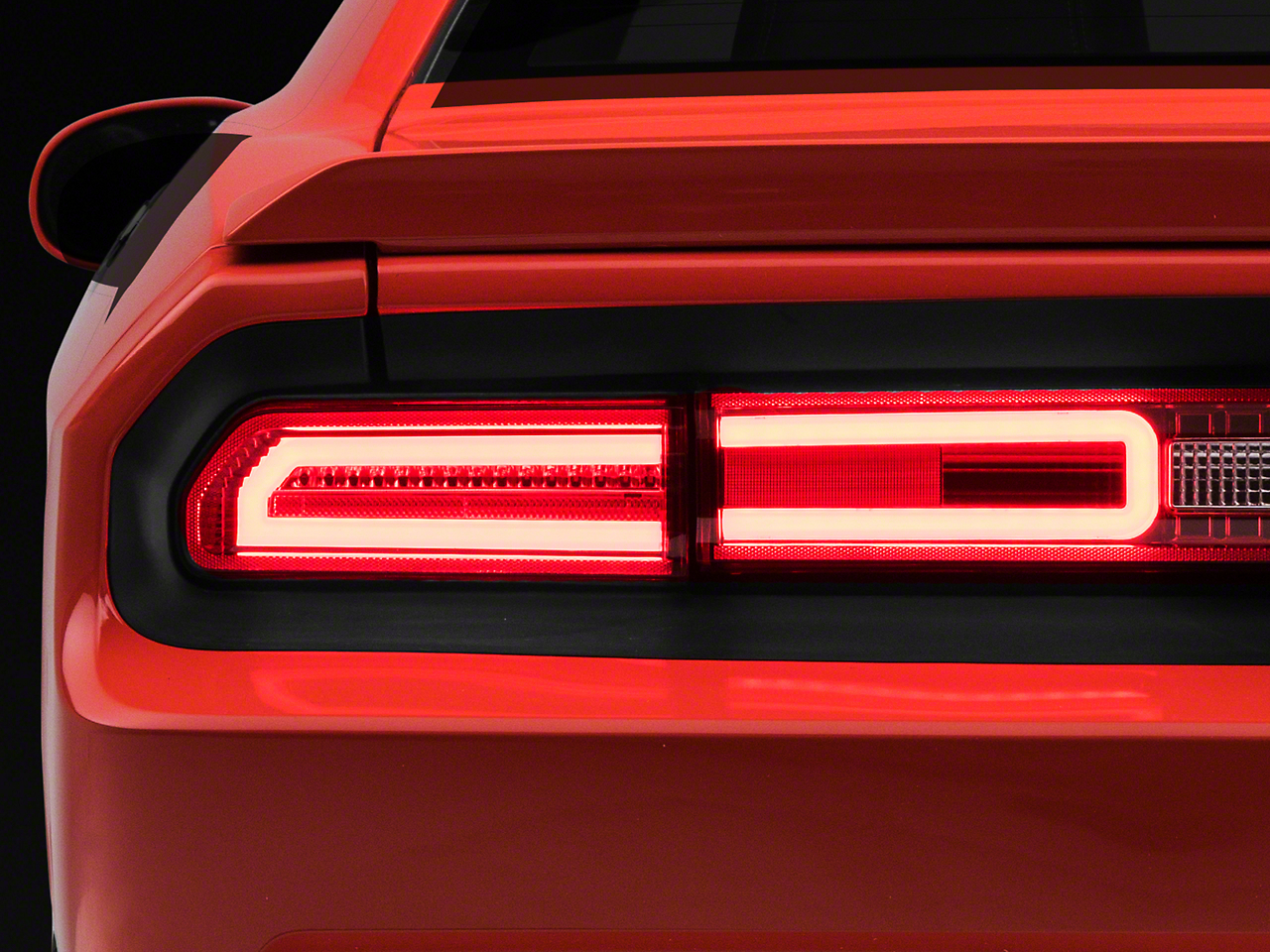 Raxiom CH3005 - 08-14 Dodge Challenger LED Tail Lights- Chrome Housing - Red/Clear Lens