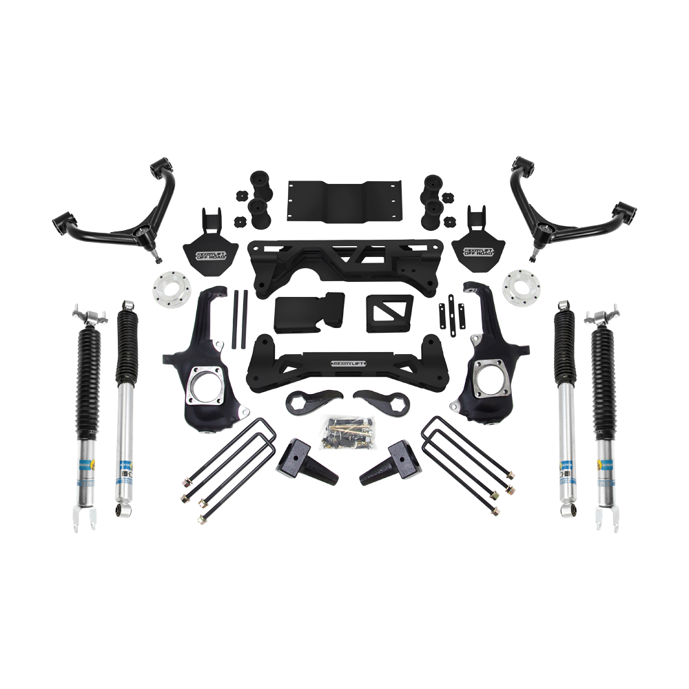 ReadyLIFT 44-3072 - 7-8" Lift Kit - GM Silverado / Sierra 2500HD/3500HD W/ Bilstein Shocks 2011-2019