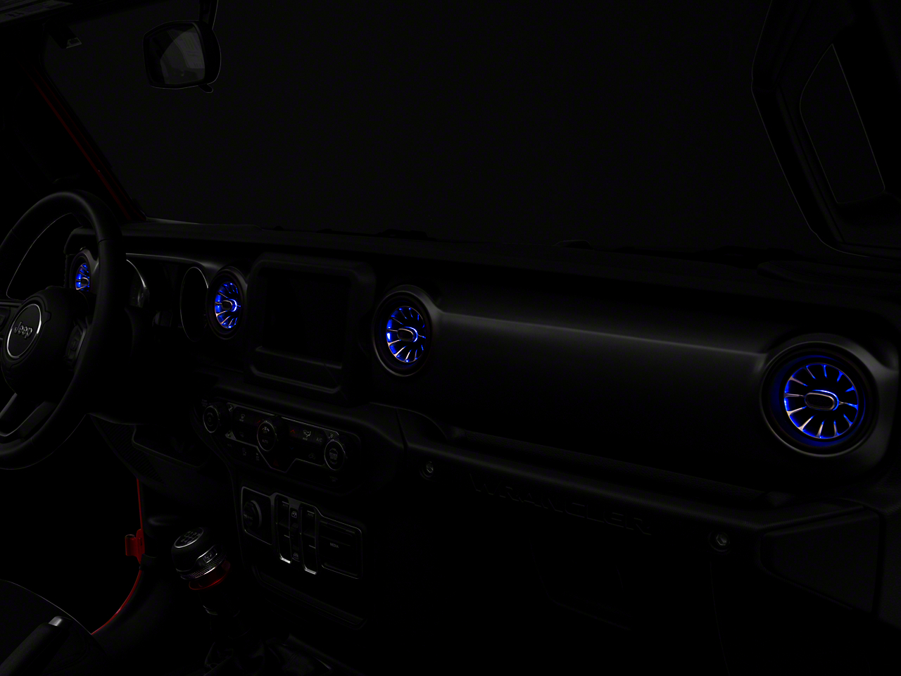 Raxiom J139323-JL - 18-23 Jeep Wrangler JL LED Ambient Vent Lighting Kit