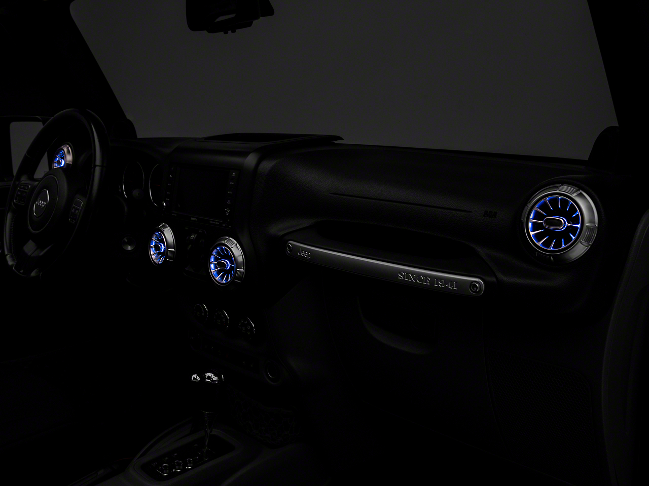 Raxiom J139322 - 11-18 Jeep Wrangler JK LED Ambient Vent Lighting Kit