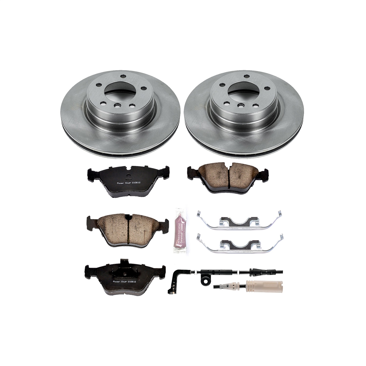 PowerStop KOE5156 - Power Stop 04-05 BMW 525i Front Autospecialty Brake Kit PowerStop KOE5156 - Power Stop 04-05 BMW 525i Front Autospecialty Brake Kit