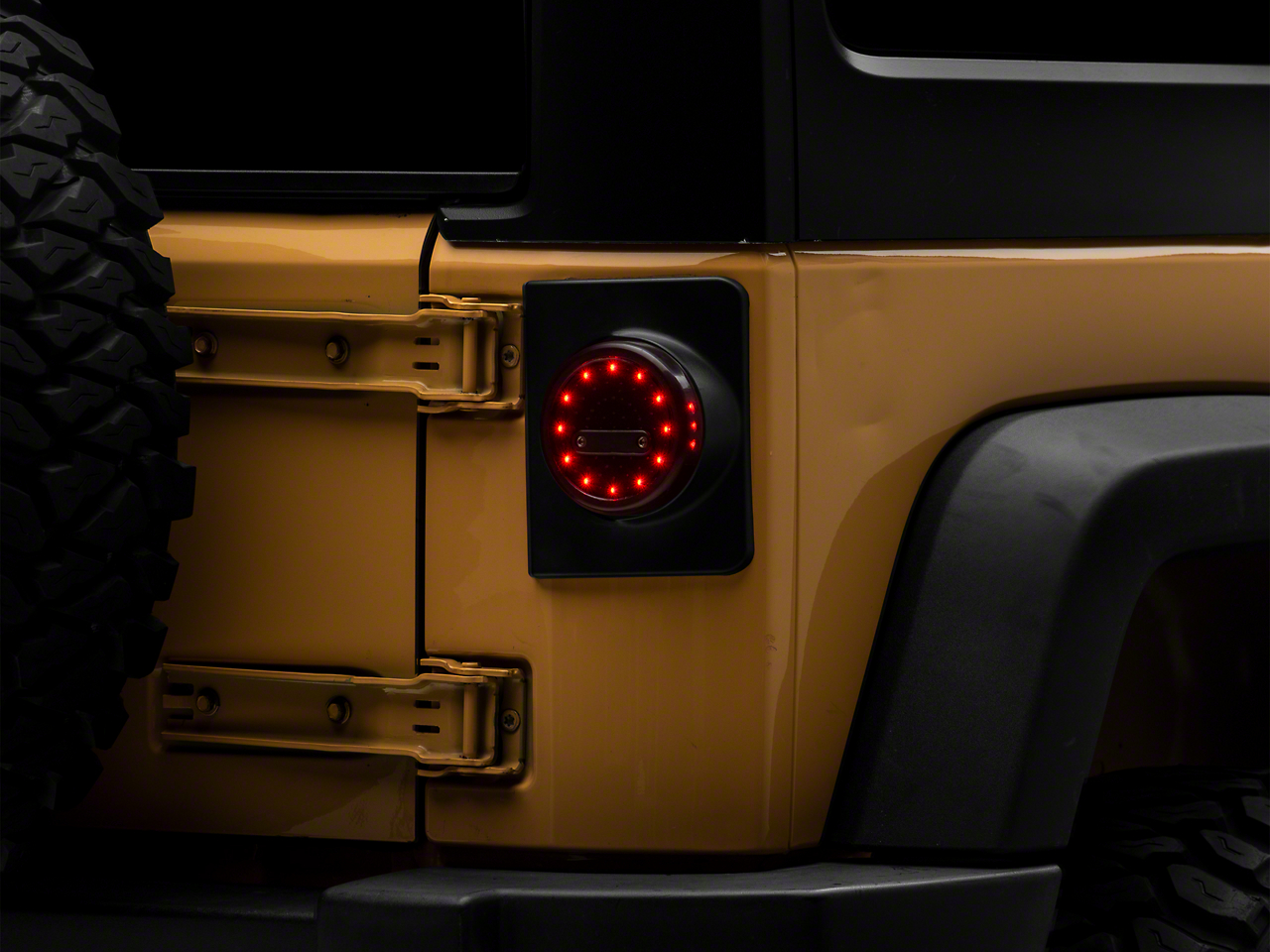 Raxiom J164240 - 07-18 Jeep Wrangler JK Axial Series Halo LED Tail Lights- Blk Housing (Clear Lens) Raxiom J164240 - 07-18 Jeep Wrangler JK Axial Series Halo LED Tail Lights- Blk Housing (Clear Lens)
