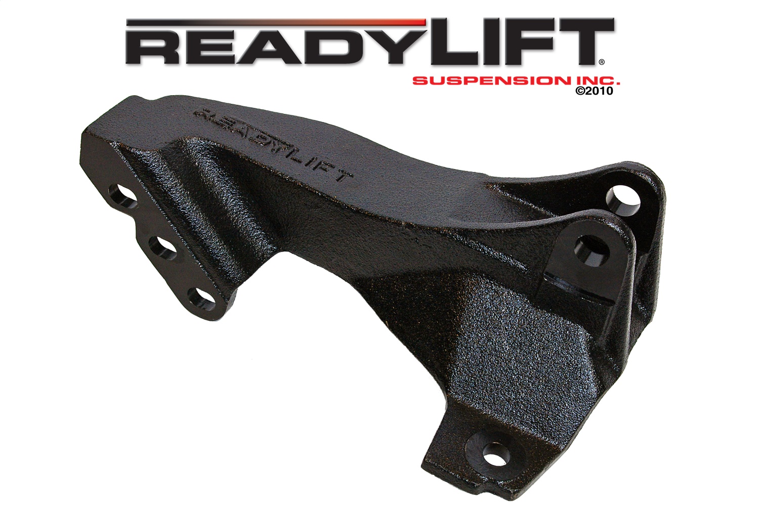 ReadyLIFT 67-2538 - Track Bar Bracket - Relocation - Steel - Black Power Coat - Ford Fullsize Truck 2008-18 - Each