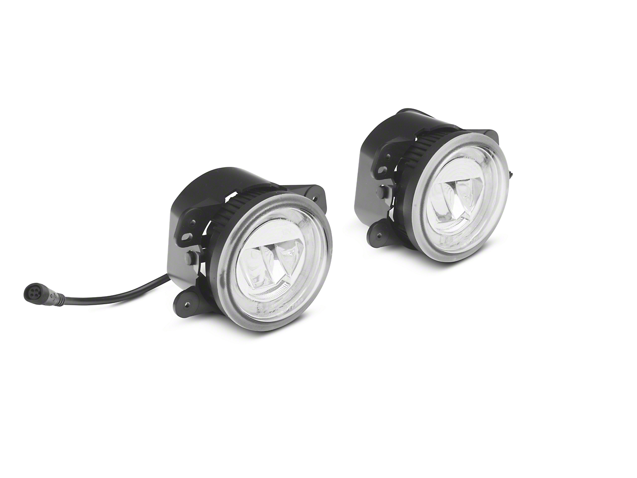 Raxiom J119947-B - 10-23 Jeep Wrangler JK & JL Axial Series LED DRL Fog Lights