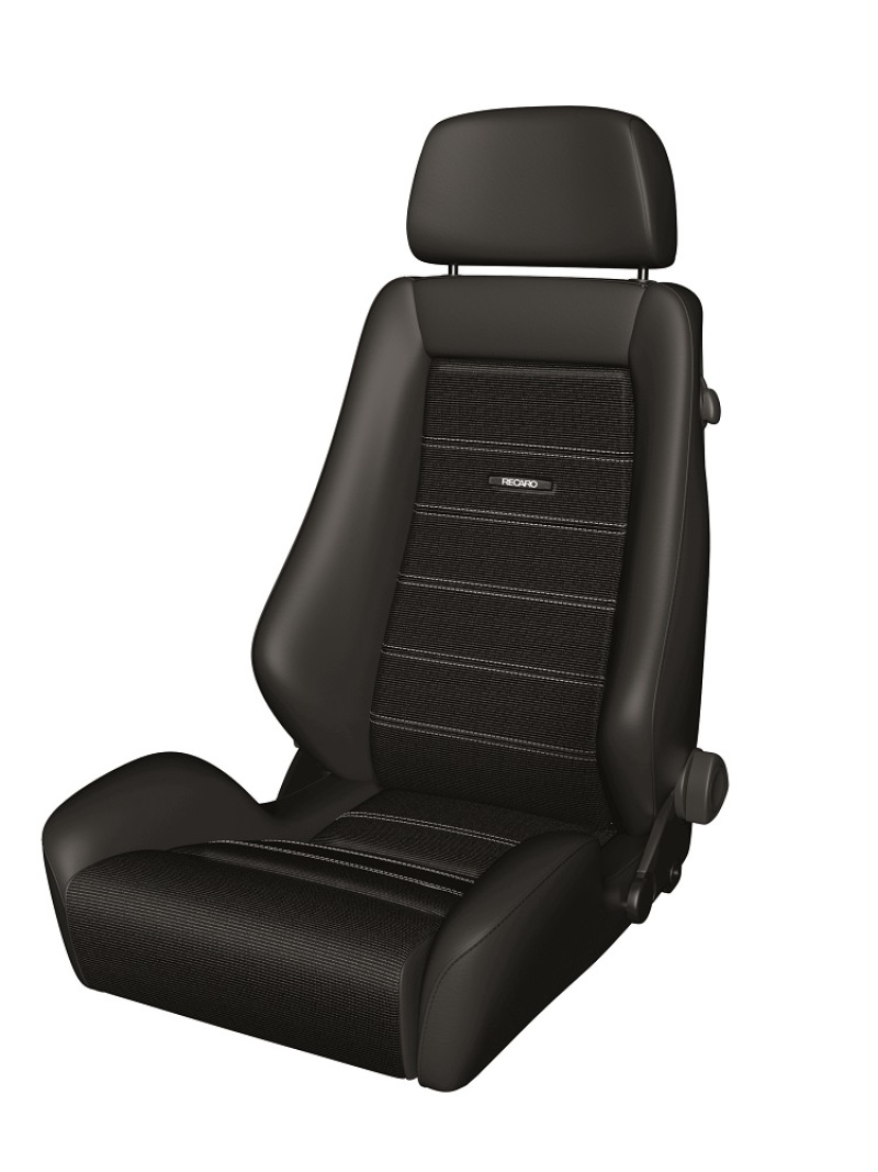 Recaro 088.00.0B27-01 - Classic LX Seat - Black Leather/Classic Corduroy