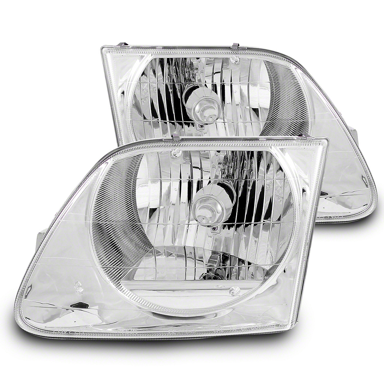 Raxiom T542852 - 97-03 Ford F-150 G2 Euro Headlights- Chrome Housing (Clear Lens) Raxiom T542852 - 97-03 Ford F-150 G2 Euro Headlights- Chrome Housing (Clear Lens)