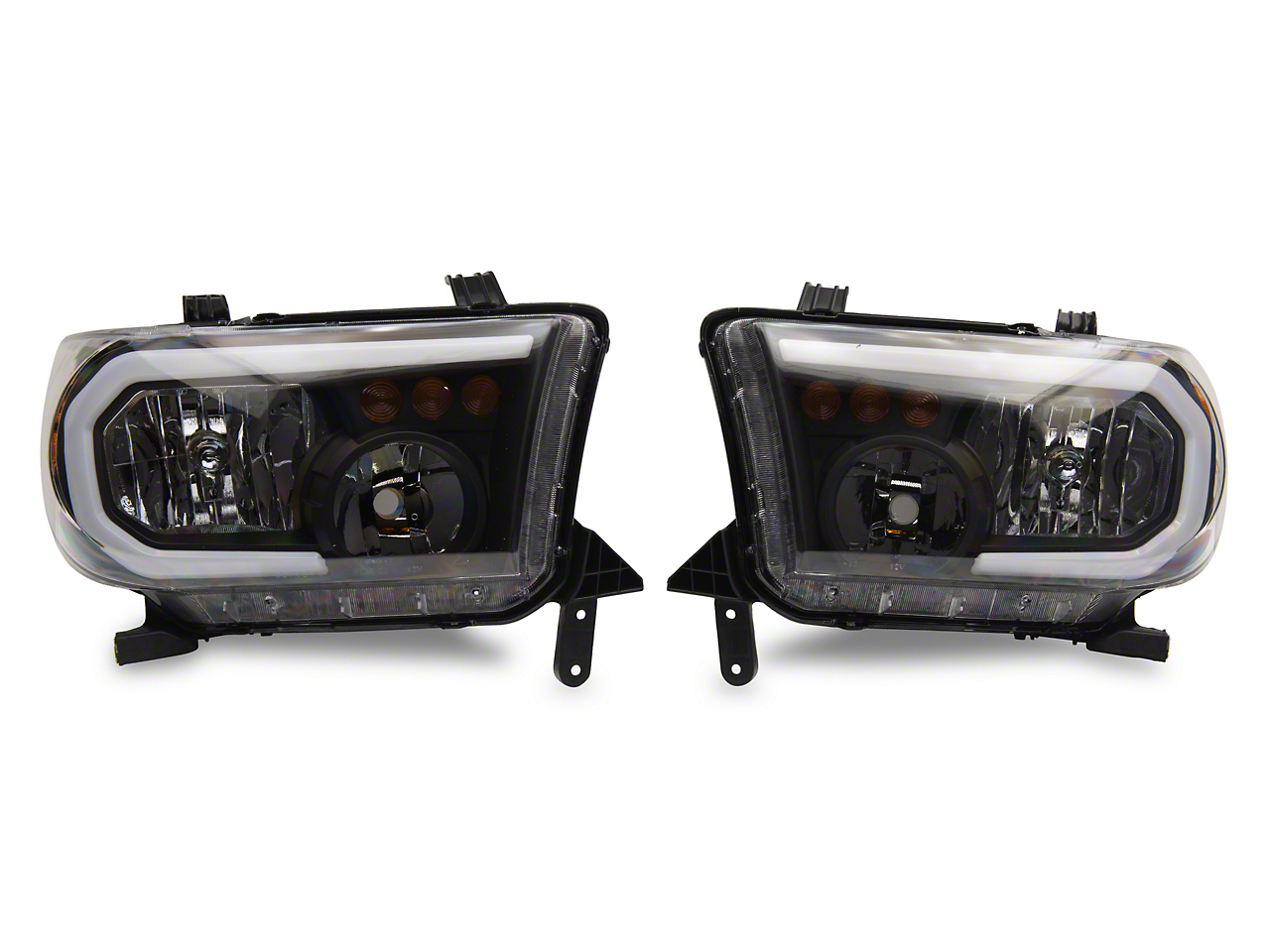 Raxiom TU16005 - 07-13 Toyota Tundra Axial Series Headlights w/ SEQL LED Bar- Blk Housing (Clear Lens) Raxiom TU16005 - 07-13 Toyota Tundra Axial Series Headlights w/ SEQL LED Bar- Blk Housing (Clear Lens)