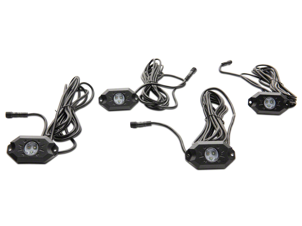 Raxiom U5456 - Axial MultiColor Underbody Rock Light Kit w/ BTH Remote Universal (Some Adaptation Required)