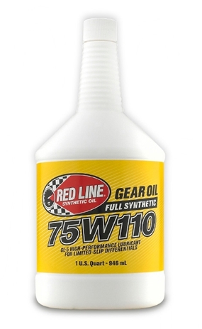Red Line 57804 - 75W110 Gear Oil Synthetic GL-5 Differential Gear Oil 1 Quart  Oil