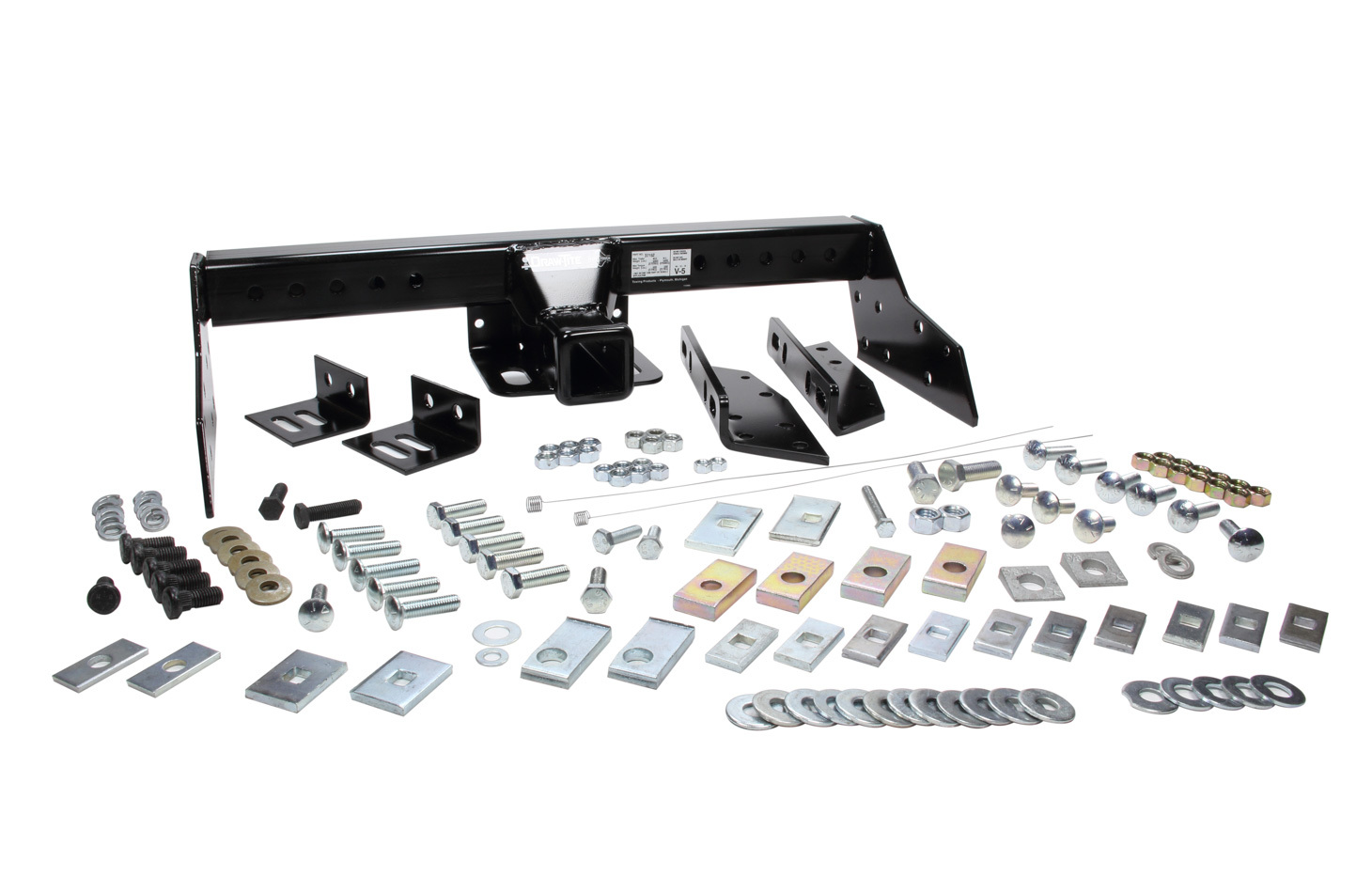 Reese 37136 - Hitch Receiver - Class III Hitch - 6000 lb Max Gross Weight - Steel - Black Powder Coat - GM Fullsize Van 2016-17 - Kit Reese 37136 - Hitch Receiver - Class III Hitch - 6000 lb Max Gross Weight - Steel - Black Powder Coat - GM Fullsize Van 2016-17 - Kit