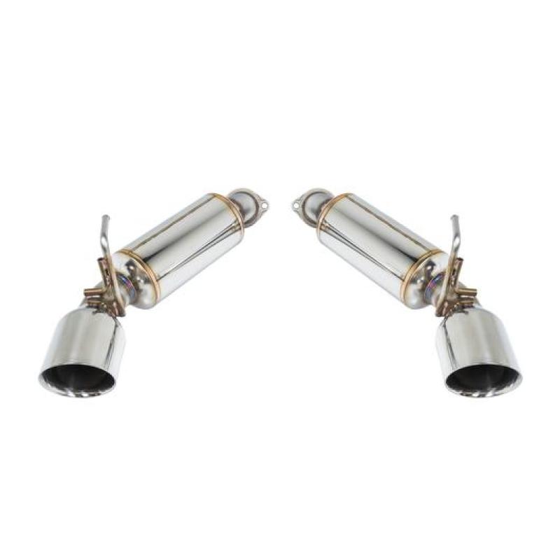 Remark RO-TS34-S - 09-19 Nissan 370z Axle Back Exhaust w/Stainless Single Wall Tip