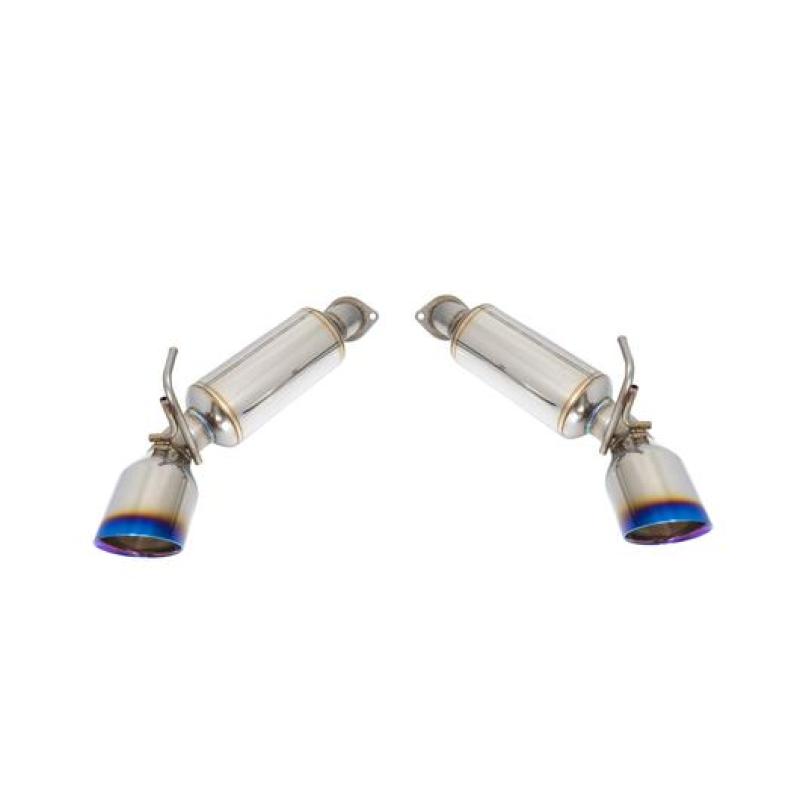 Remark RO-TT34-D - 09-19 Nissan 370z Axle Back Exhaust w/Burnt Stainless Double Wall Tip