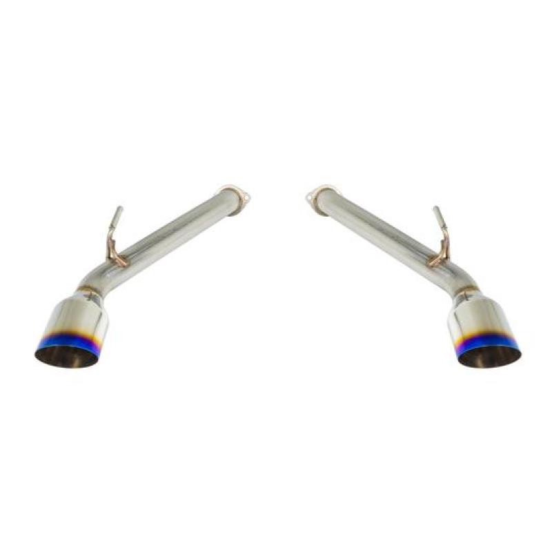 Remark RO-TTQ6-S - 2017+ Infiniti Q60 Axle Back Exhaust w/Burnt Stainless Single Wall Tip Remark RO-TTQ6-S - 2017+ Infiniti Q60 Axle Back Exhaust w/Burnt Stainless Single Wall Tip